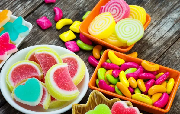 Candy, sweets, marmalade
