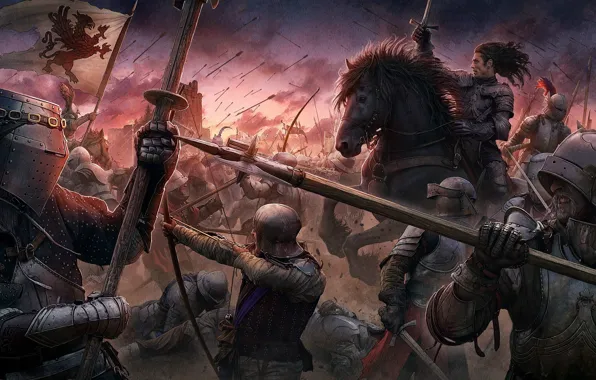 Kerem Couplets, sword, armor, war, man, ken, blade, horse