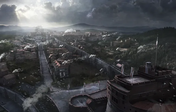 The city, Rome, Italy, The Vatican, Assassin's Creed II