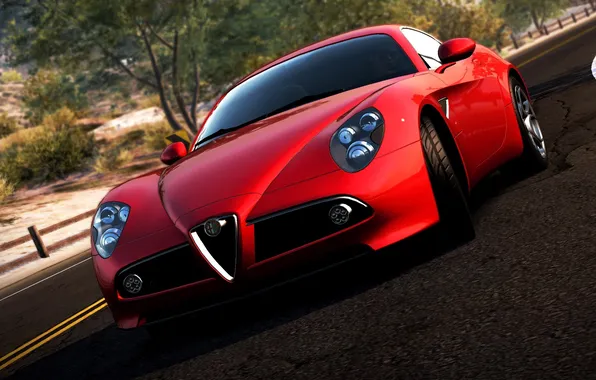 Picture road, auto, Alfa Romeo, supercar, need for speed most wanted 2
