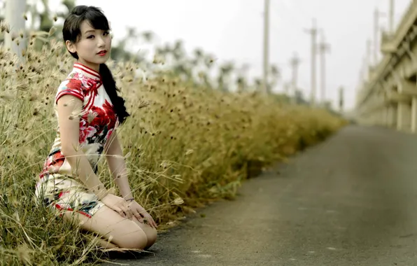 Picture look, girl, Asian