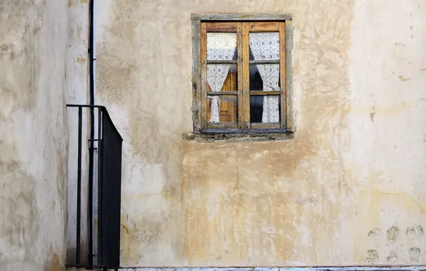 Picture house, wall, window