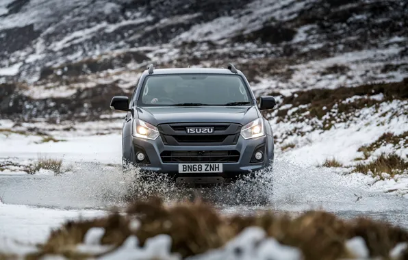 Picture front view, pickup, 2018, Isuzu, Huntsman, D-Max, UK version