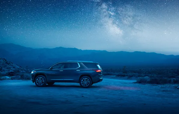 Chevrolet, SUV, 2018, starry sky, Traverse
