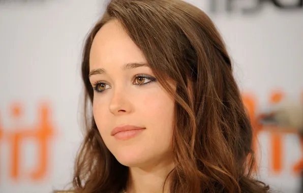 Actress, brunette, Ellen Page, brown-eyed, Ellen Page