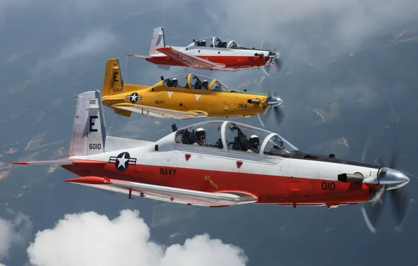Picture training aircraft, T-6B, Texan II