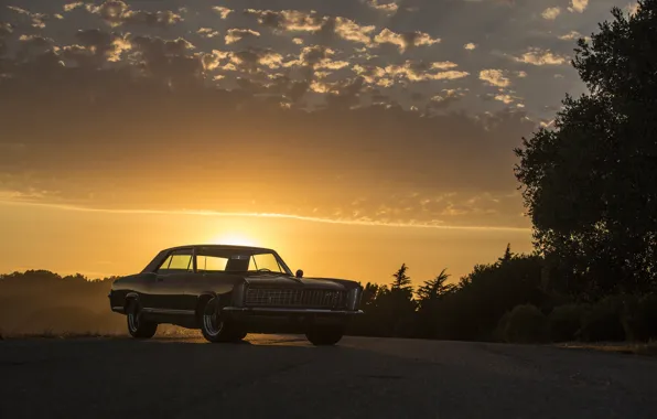 Picture 1965, sunset, buick, riviera