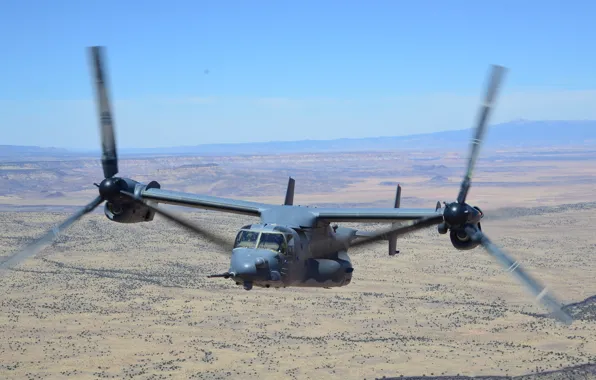 Bell, Osprey, CV-22, American convertiplane, transport VTOL, CSR of the US Air Force