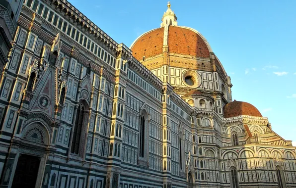 The sky, Italy, Florence, architecture, Duomo, the Cathedral of Santa Maria del Fiore