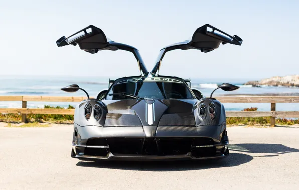 Pagani, Carbon, Sport, To huayr, AUTO, front view, 2017, Pagani huayr BC