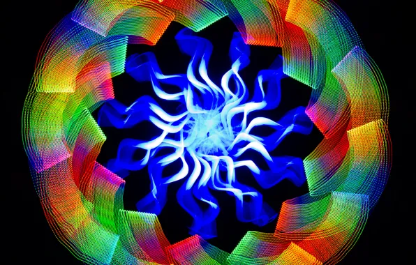 Picture light, pattern, color, ring