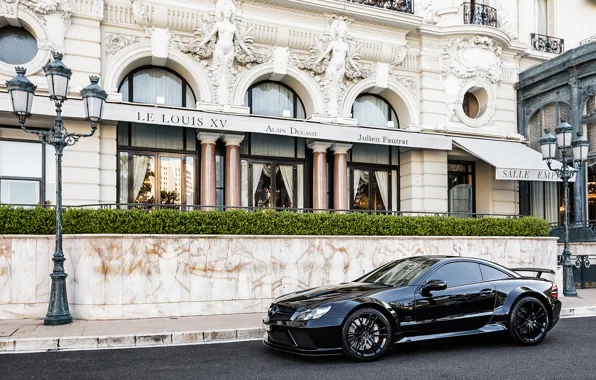 Picture the city, black, tuning, Mercedes, Benz, Mercedes, AMG, AMG