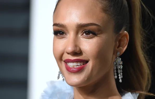 Picture look, face, smile, model, Jessica Alba, portrait, actress, Jessica Alba