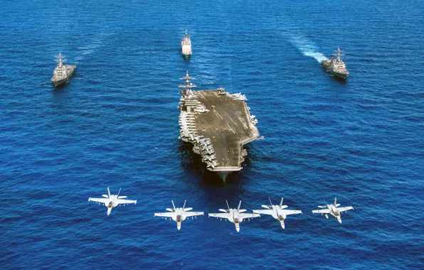 Army, FA-18, aircraft carrier USS Carl Vinson