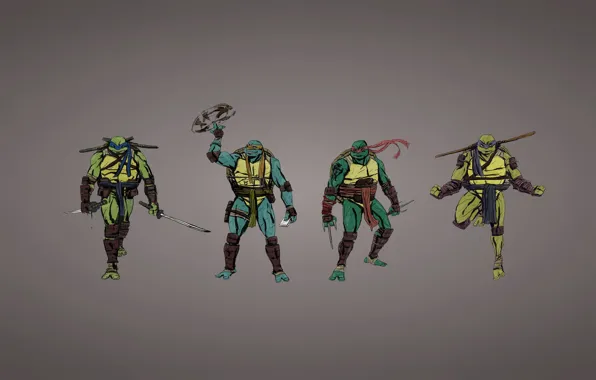 Rafael, TMNT, Raphael, Leonardo, Donatello, Donatello, Leonardo, Michelangelo