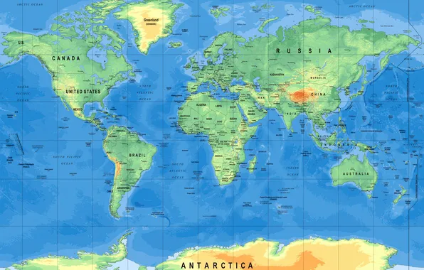 Picture World, Atlas, Geographic, World map