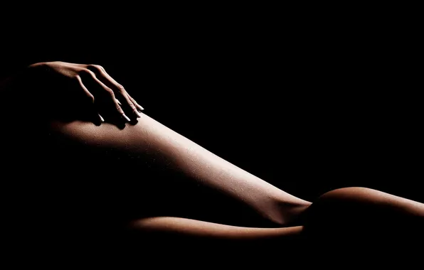 Ass, sexy, touch, legs, twilight, photographer, back, lying