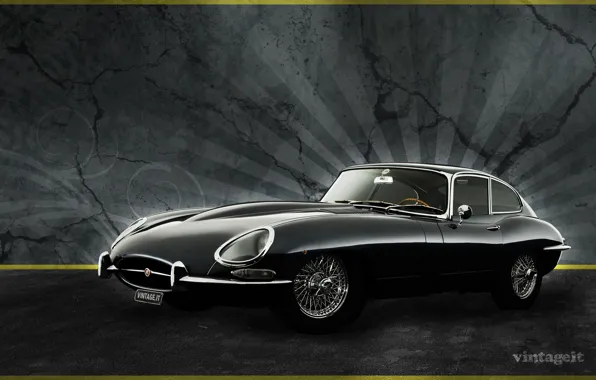 Picture sports car, JAGUAR E-TYPE, Jaguar And or Ikkai, English company