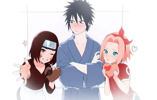 Girls, guy, Naruto, Naruto