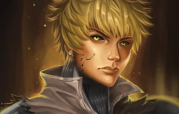 Art, cyborg, One Punch Man, vanpatten, Genos