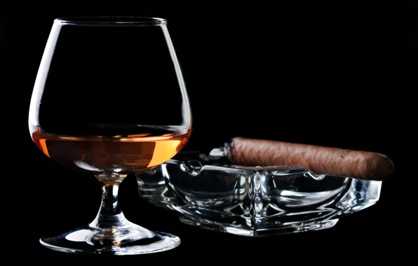 Picture cigar, cognac, Estet
