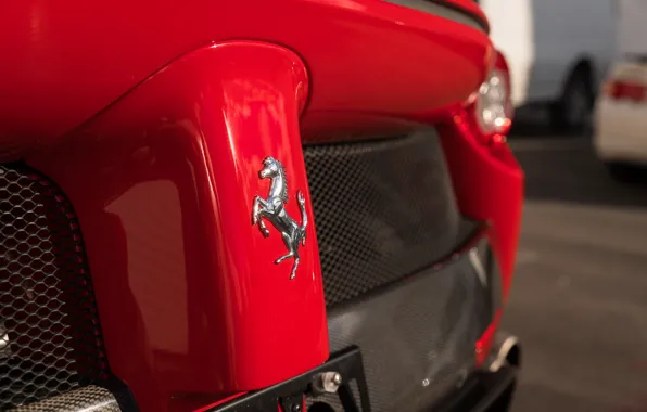 Red, Supercar, LaFerrari, Horse, Logotype, 2015