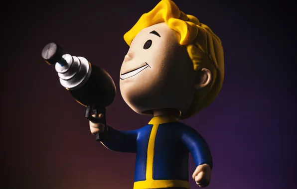 Fallout, Bethesda Softworks, Bethesda, Figure, Bethesda Game Studios, Vault Boy, Vault Boy, Bethesda