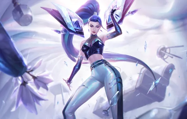 Pose, the game, game, character, gesture, beautiful girl, character, League of Legends