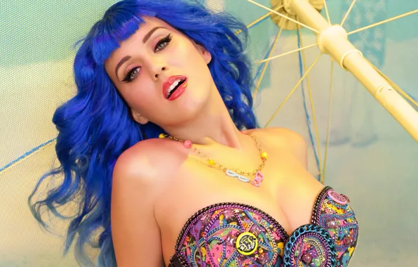 Katy Perry, Katy Perry, blue hair
