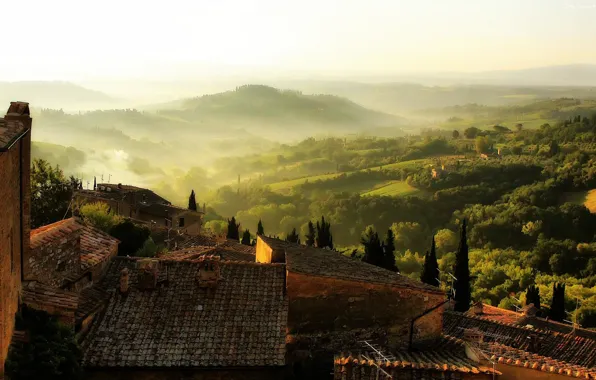 Home, Fog, Valley