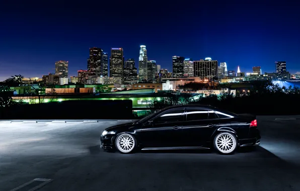 Night, tuning, black, profile, honda, Honda, accord, chord