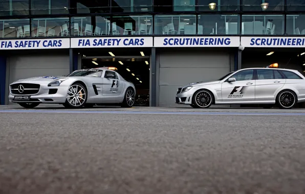 E-class, SLS, Safety cars
