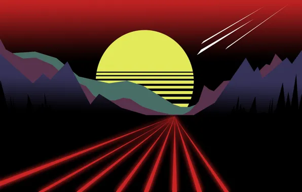 Music, Background, Neon, 80's, Synth, Retrowave, Synthwave, New Retro Wave