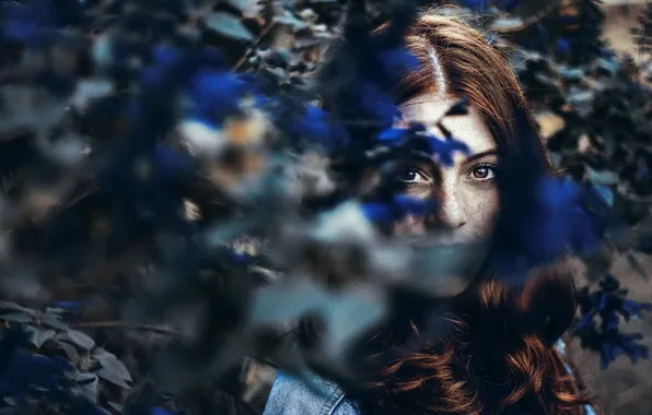 Look, girl, portrait