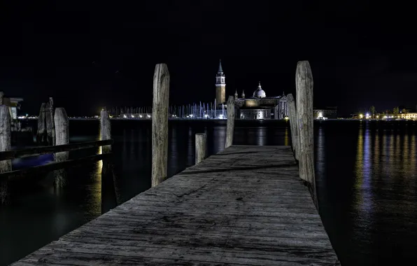 Night, Venice, San Giorgio More