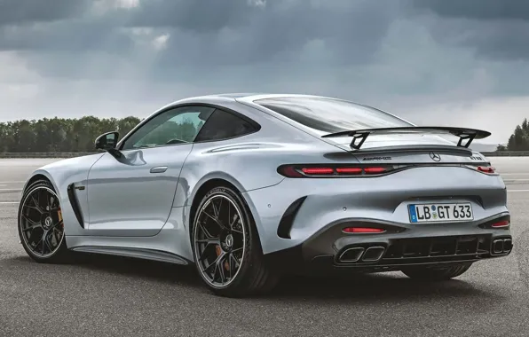 Picture Mercedes, side view, rear view, AMG, Mercedes-AMG GT, 2023