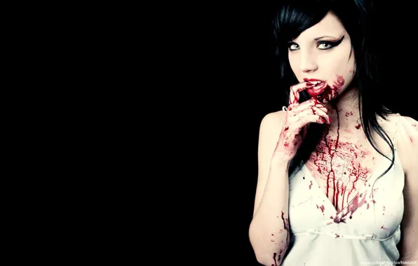 Girl, dress, cherry jam