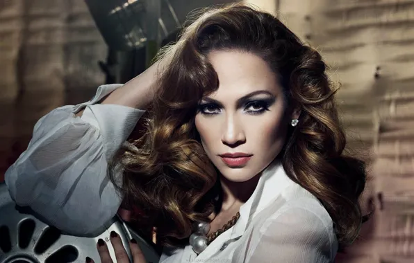 Look, actress, singer, celebrity, curls, Jennifer Lopez