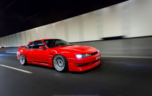 Nissan, turbo, red, japan, jdm, tuning, silvia, speed
