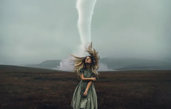 Girl, tornado, Rosie Hardy