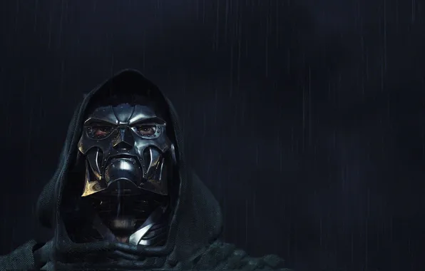 Rain, mask, Dr., Doom, Doctor Doom