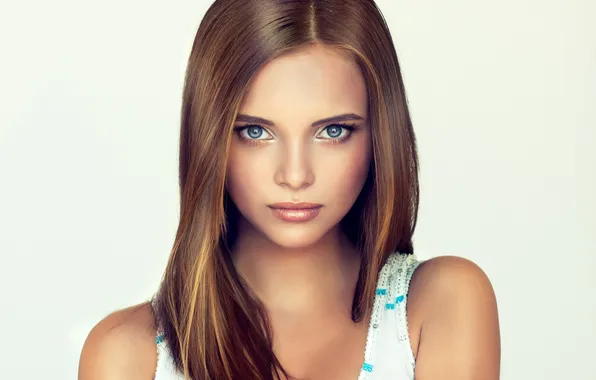 Eyes, face, hair, portrait, makeup