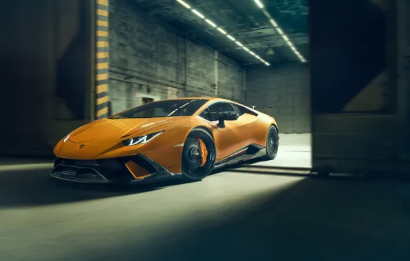 Speed, Lamborghini, front view, 2018, Performante, Novitec, Huracan