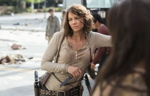 Reverie, knife, Maggie, The Walking Dead, The walking dead, Lauren Cohan