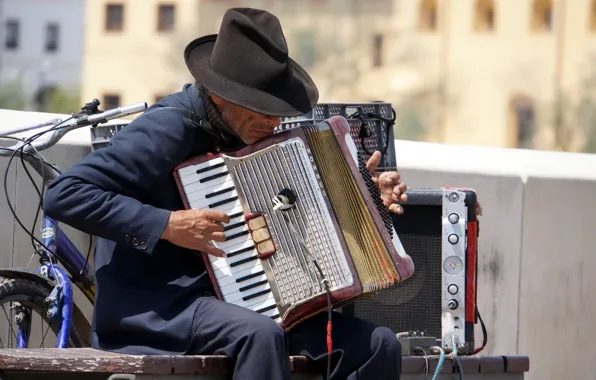 Music, people, Acordeon