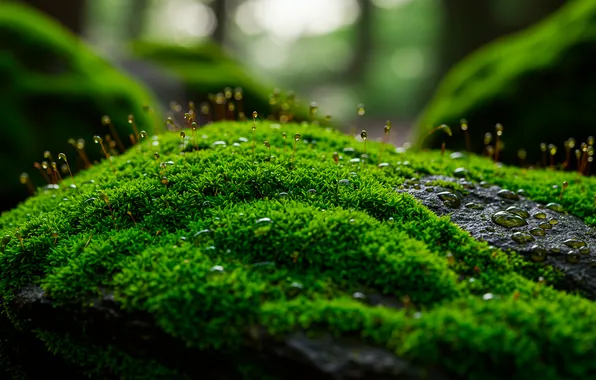 Macro, nature, stones, background, Wallpaper, moss, wallpaper, nature