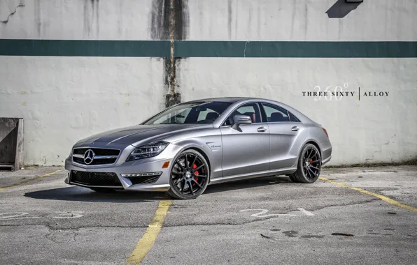 Picture Wallpaper, silver, Mercedes, Mercedes, high resolution, CLS63