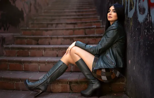 Picture girl, stage, Nadia