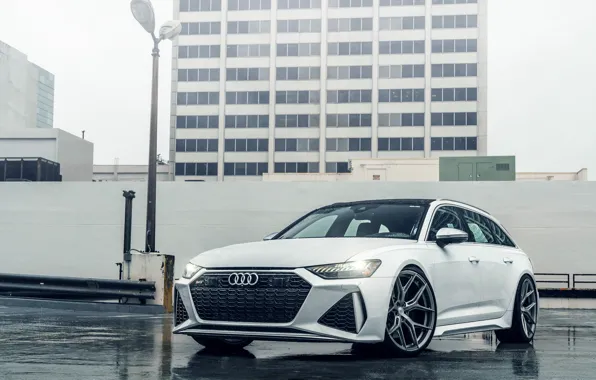 Audi, Water, White, Rain, Before, RS6, Drops