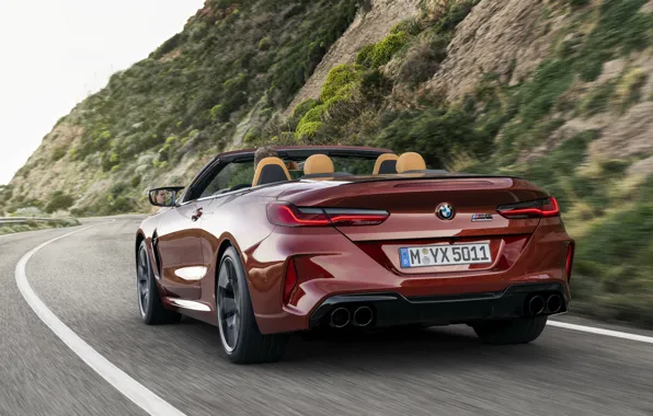 Road, BMW, convertible, feed, 2019, BMW M8, M8, F91